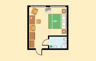 Гостиница Парк Отель Дубна Полулюкс DBL 209-3