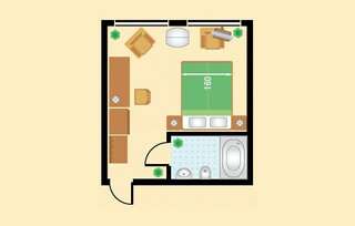 Гостиница Парк Отель Дубна Полулюкс DBL 105-4